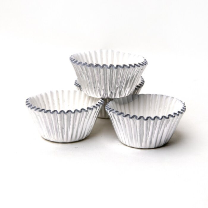 MOLDE CUP CAKE PLATEADO 96